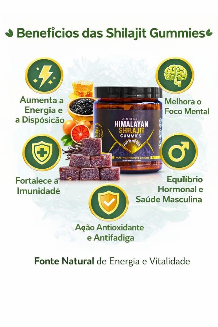 Authentic Himalayan Shilajit Gummies